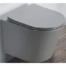 Унитаз CeramaLux B2330-3MH подвесной Серый матовый с сиденьем Микролифт фаянс подвесной