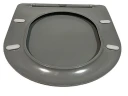 Унитаз CeramaLux B2330-3MH подвесной Серый матовый с сиденьем Микролифт фаянс подвесной
