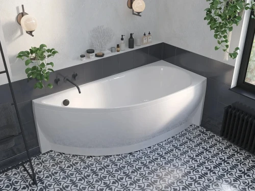 Акриловая ванна 1MarKa Piccolo 170x75 L 01пк1775л цвет Белый