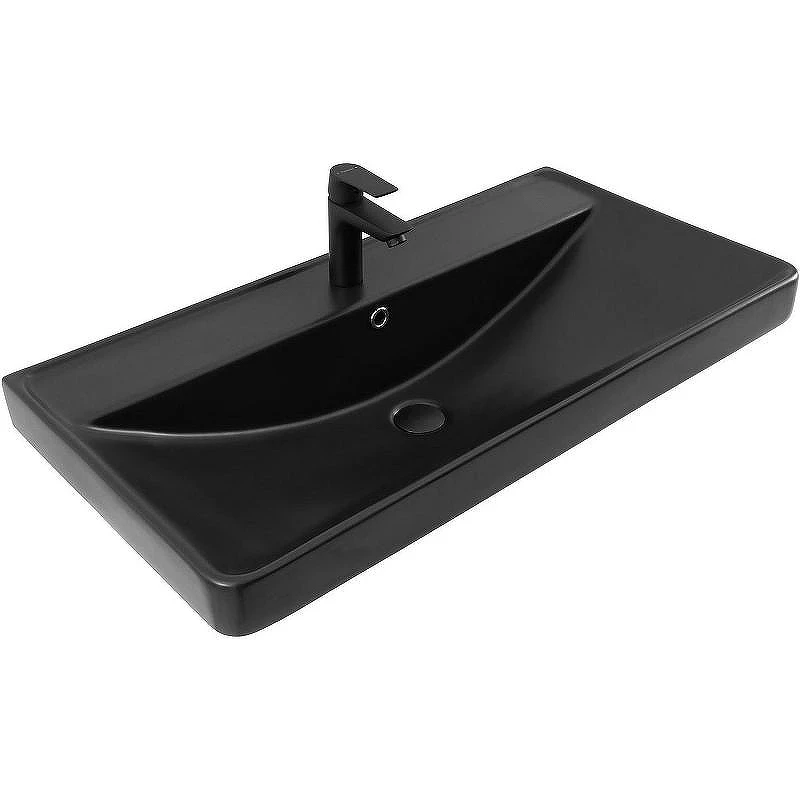 Раковина Aquanet Ирис 90 329250 Черная матовая