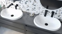 Раковина Excellent Lupio 60 CEAC.3818.600.WH Белая фаянс полувстраиваемая