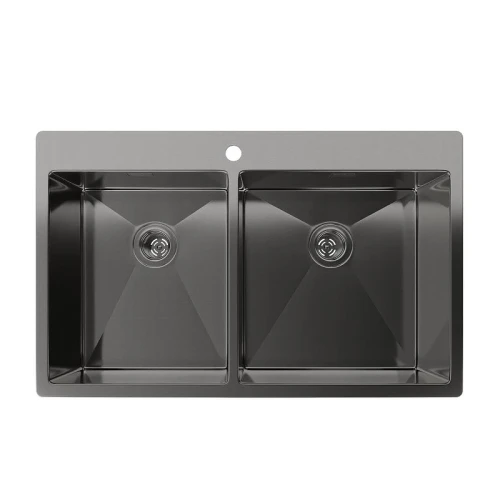 Кухонная мойка Rivelato Rinox 80 8050 B2 PVD black цвет Черный