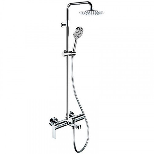 Душевая система Remer Energy EY34A8MPUFM25G Хром латунь на стену