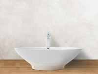 Раковина-чаша WeltWasser Elbach 3072 59 10000004584 Белый глянец фаянс накладная