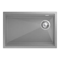 Кухонная мойка Rivelato Lino 65 LN-654-R grigio metallizz цвет Серый металлик