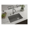 Кухонная мойка Rivelato Lino 65 LN-654-R grigio metallizz цвет Серый металлик