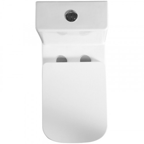 Унитаз моноблок Royce Viva RCT-151406WH с сиденьем Микролифт фаянс напольный