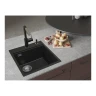 Кухонная мойка Rivelato Tesoro 45 TR-455-L nero цвет Черный