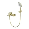 Смеситель для ванны Oliveeka D OL-639003A-BG цвет Золото матовое