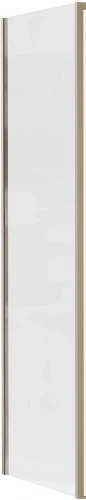 Душевая стенка Aquanet Pleasure Evo AE65-F90-GBT 90 352431 профиль Золото-никель браш стекло прозрачное