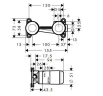 Смеситель для раковины Hansgrohe Vernis Shape 71578000S цвет Хром