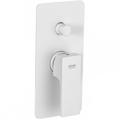 Смеситель для душа Remer Absolute AU09KBBO Белый матовый латунь встраиваемый