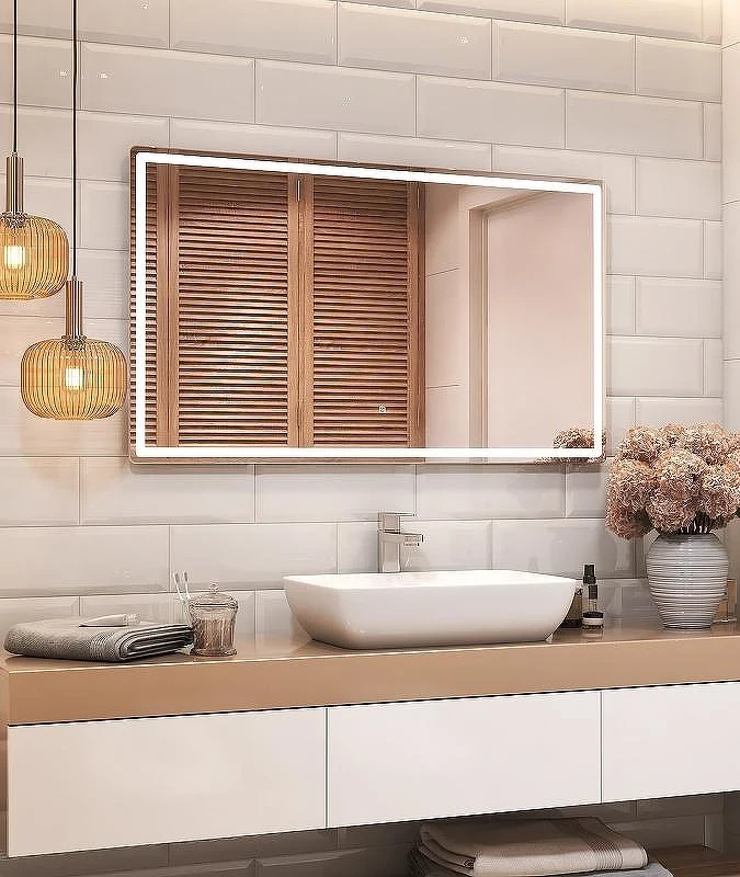 Зеркало Vigo Geometry Classic 120 z.GEO.120.Classic с подсветкой с сенсорным выключателем
