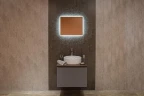 Зеркало Azario Stiv-Lite 70 LED-00002779 с подсветкой с сенсорным выключателем