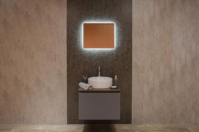 Зеркало Azario Stiv-Lite 70 LED-00002779 с подсветкой с сенсорным выключателем