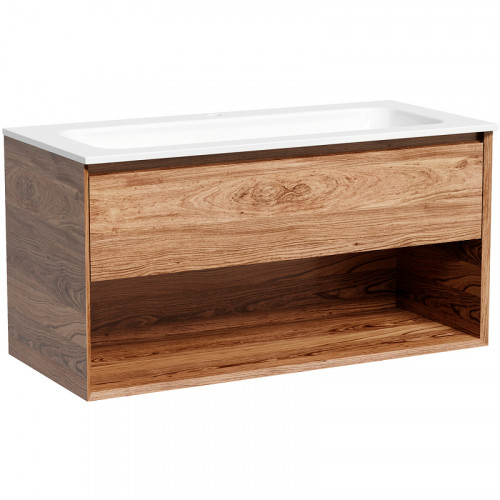 Тумба под раковину Sancos Marmi 1.0 100 MR1.0100ECH подвесная Дуб чарльстон МДФ / ЛДСП