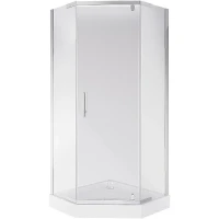 Душевой уголок Niagara Eco 100х100 NG-010-14D профиль Хром стекло прозрачное