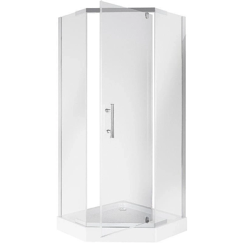 Душевой уголок Niagara Eco 100х100 NG-010-14D профиль Хром стекло прозрачное