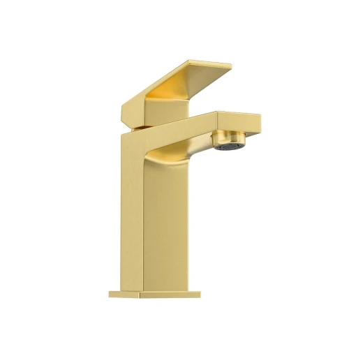 Смеситель для раковины Vitra Minimax Square A4372025EXP цвет Брашированное золото