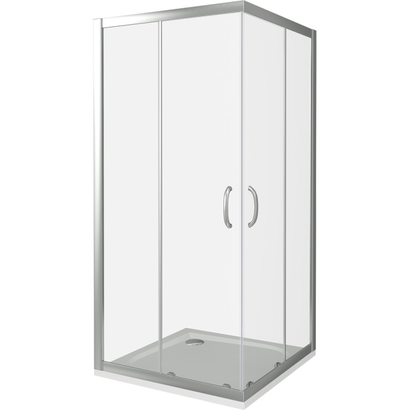 Душевой уголок Good Door Infinity CR-80-C-CH 80х80 профиль Хром стекло прозрачное