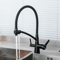 Смеситель для кухни Gappo G4398-16 Черный матовый латунь на столешницу