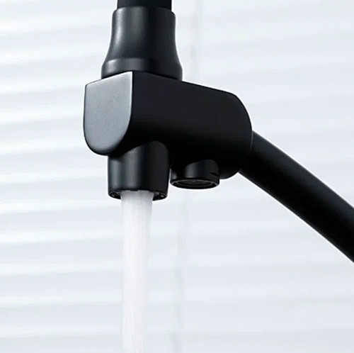 Смеситель для кухни Gappo G4398-16 Черный матовый латунь на столешницу