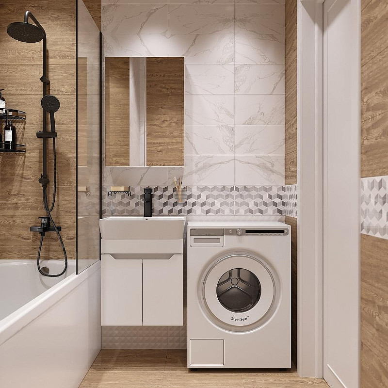 Тумба с раковиной DIWO Архангельск 50 подвесная цвет Белый