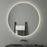Зеркало Evoform Ledshine d100 BY 2647 с подсветкой 27 W - сенсорный выключатель - нейтральный белый свет стекло