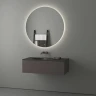 Зеркало Evoform Ledshine d100 BY 2647 с подсветкой 27 W - сенсорный выключатель - нейтральный белый свет стекло