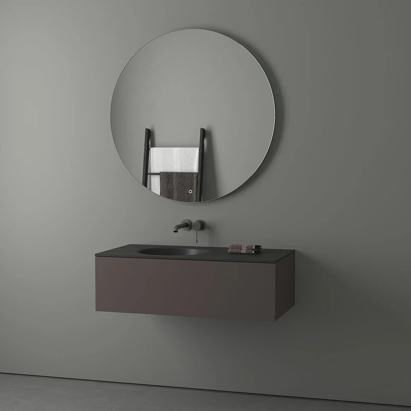 Зеркало Evoform Ledshine d100 BY 2647 с подсветкой 27 W - сенсорный выключатель - нейтральный белый свет стекло