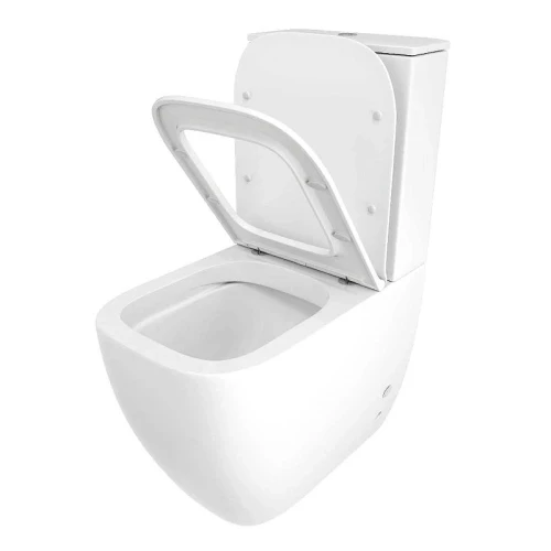 Унитаз компакт Ceruttispa Chika CT8708 с бачком и сиденьем Микролифт фаянс напольный