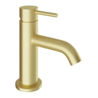 Смеситель для раковины Aqueduto CANO CAN0150 цвет Шлифованное золото