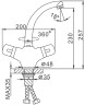 Смеситель для раковины Frap H51 F1051 с термостатом