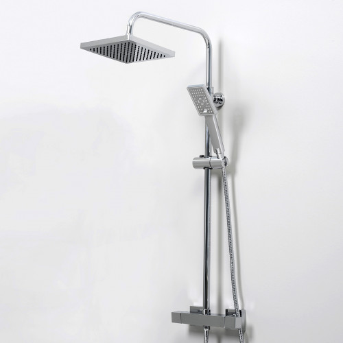 Душевая система WasserKRAFT A15502 с термостатом Хром латунь на стену