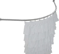 Карниз для ванны Aquanet Capri 160х100 176024 цвет Хром