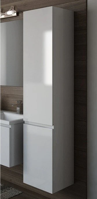Шкаф пенал Эстет Dallas Luxe 40 R ФР-00001945 подвесной Белый МДФ / ЛДСП
