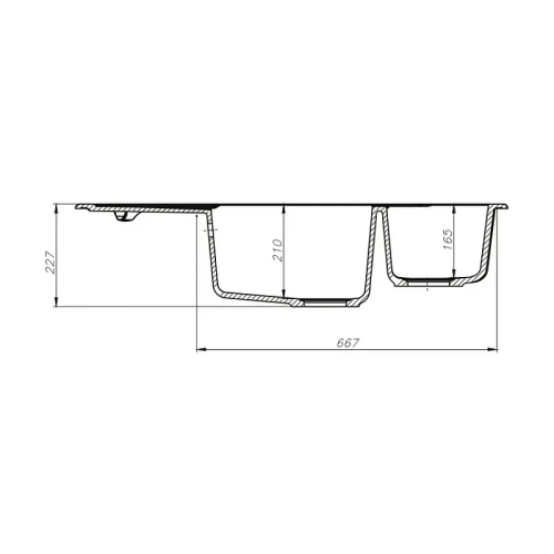 Кухонная мойка Iddis Vane G 96 V28P965i87 цвет Песок