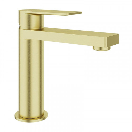 Смеситель для раковины Aqueduto Geomerico M GEO0250 цвет Шлифованное золото