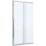 Шторка на ванну Cezares Slider 100 SLIDER-FIX-VF-11-100/150-C-Cr профиль Хром стекло прозрачное