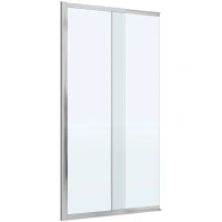 Шторка на ванну Cezares Slider 100 SLIDER-FIX-VF-11-100/150-C-Cr профиль Хром стекло прозрачное