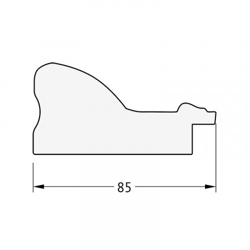 Зеркало Evoform Octagon 55х55 BY 3778 в багетной раме - Виньетка античная бронза 85 мм стекло