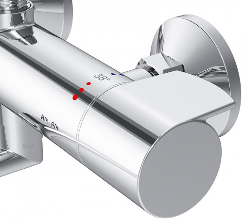Смеситель для ванны AM.PM X-Joy F85A50900 универсальный с термостатом Хром латунь на стену