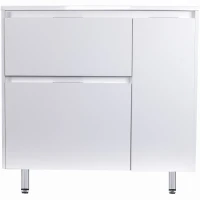 Тумба под раковину Style Line Барселона 90 L СС-00002345 Белая МДФ / ЛДСП