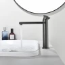Смеситель для раковины Black&White Gravity GF-7307-GM 7307GM цвет Оружейная сталь