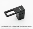 Смеситель на борт ванны Gappo G17-6 G1117-6 Черный матовый латунь