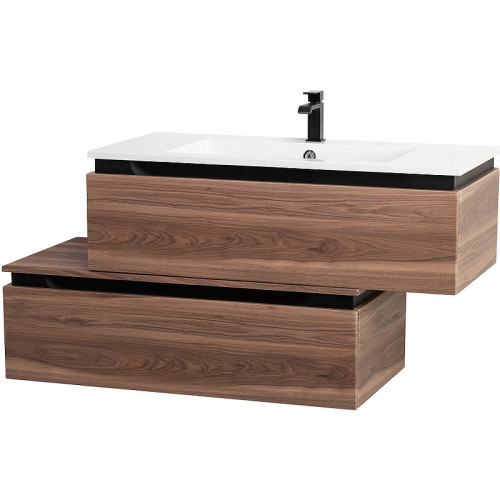 Тумба Cezares Slider 100 SLIDER-1000-1C-PI-NA-P Орех дымчатый МДФ / ЛДСП