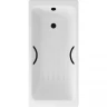 Чугунная ванна Delice Parallel 170x80 DLR220502RB-AS с черными матовыми ручками с антискользящим покрытием