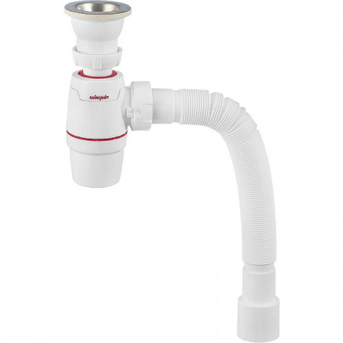 Сифон для кухонной мойки Wirquin Neo 30987067 Нержавеющая сталь