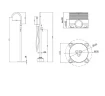 Смеситель для ванны Abber Wasser Kreis AF8115N цвет Хром