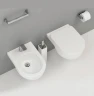 Унитаз Flaminia Quick QK118 подвесной Белый без сиденья